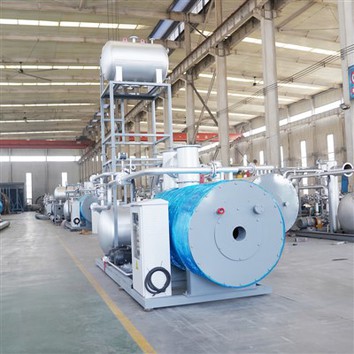 Orizontal gaz te tire tèmik lwil oliv chodyè